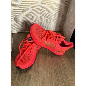 Adidas Ultraboost 20 Primeblue Womens Solar coral Gold Running Shoes size 7.5